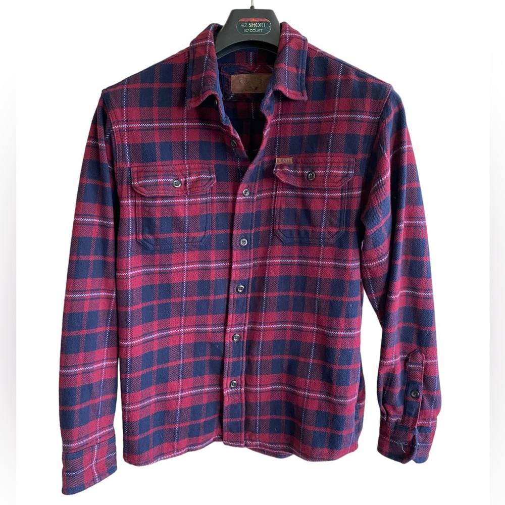Orvis Work Flannel Shirt Size M